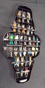 STAR WARS DARTH VADER ACTION FIGURE CARRYING CASE WITH 31 FIGURES VINTAGE 1980 - Picture 1 of 17