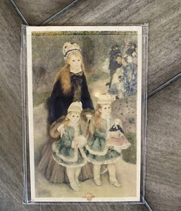 Mother And Children Vintage Postcard Print By Pierre-Auguste Renoir Unused - Picture 1 of 4