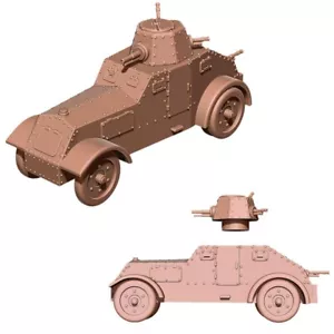 15mm 20mm 28mm WW2 Polish Ursus WZ29 Panzerwagen 3D gedruckt Bolt Action - Bild 1 von 1