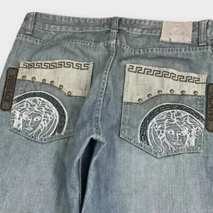 Vintage Versace Relaxed Fit Jeans - Picture 1 of 6