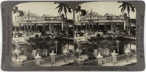 India.Inde.Calcutta.Home of a Multi-Millionaire.Photo American Stereo.Stereoview - Foto 1 di 2