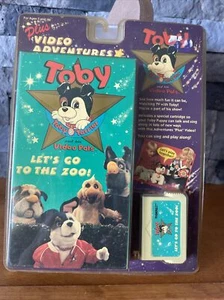 Toby Terrier And His Video Pals - Let's Go To The Zoo! VHS Tiger Electronics - Foto 1 di 5