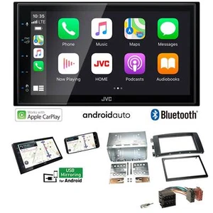 JVC KW-M560BT Radio Apple CarPlay Android für Smart Forfour 2004-2006 schwarz - Bild 1 von 8