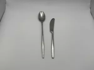 Dansk Stainless VARIATION V Iced Tea Spoon & Butter Spreader Denmark / Germany - Picture 1 of 4