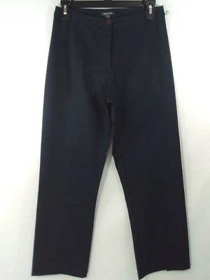 Pantalones al tobillo Street One Jenny pantalones 7/8 azul marino pierna recta abertura inferior Foto 1 de 4