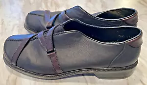 Rieker Womens Antistress Brown Leather Comfort Shoes Slip On Size 40, US 9 - Picture 1 of 10