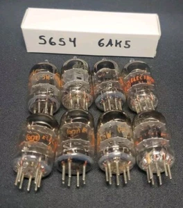 (8) Cinch - 6AK5 5654 - Vakuumröhren GETESTET GUT - Bild 1 von 12