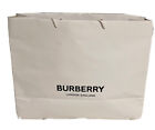 Burberry weiße Geschenktüte 22""x18"" extra großer Jumbo toller Zustand aus USA