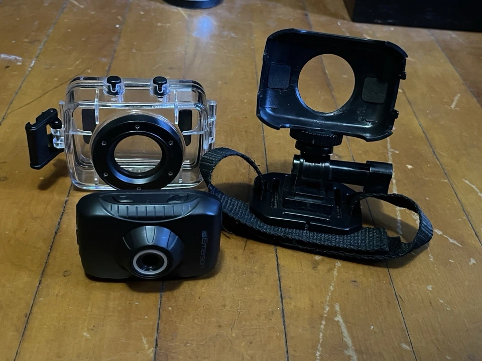 Emerson Action Camcorder non-functioning with accessories - Image 1 of 2