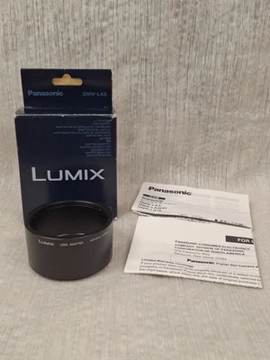 Adaptador Lente Panasonic DMW-LA3 Lumix Oficial Nuevo en Caja FZ-18 Foto 1 de 4