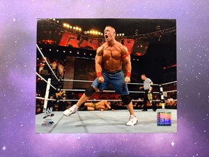 WWE Official Licensed Photofile 8x10 Photo John Cena In ring Raw Vs Miz - Picture 1 of 5