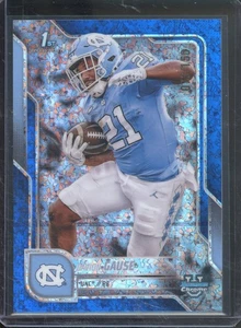 2025 Bowman U Chrome DAVION GAUSE #105 1st Blue Mini Diamond /150 North Carolina - Picture 1 of 2