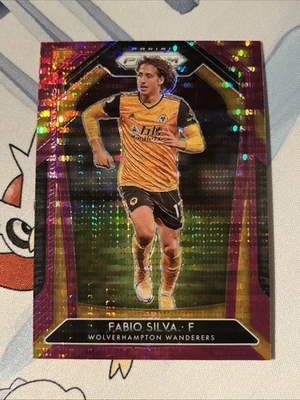 2020 Panini Prizm Premier League Retail Pink Pulsar Fabio Silva #141 Rookie RC - Image 1 of 4