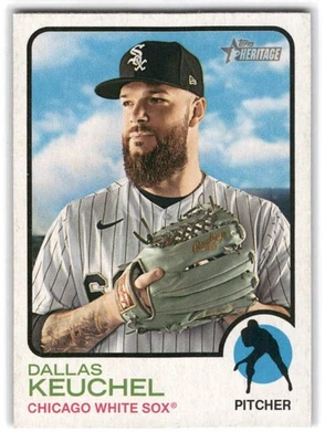 Dallas Keuchel 2022 Topps Heritage Baseball #133 Chicago White Sox - Image 1 of 2