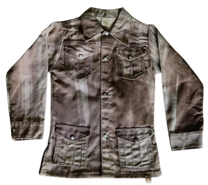NWT Vintage Western tye dye boys shirt pearlized button snaps size 10 unbranded - Picture 1 of 9