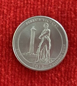 2013 Perry's Victory National Recreation Area Ohio Quarter Excellent - Picture 1 of 3