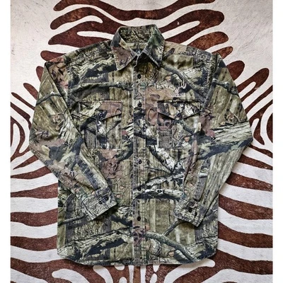 Redhead Mossy Oak Break Up Infinity Shirt Button Up Camo Sz S - Image 1 of 4