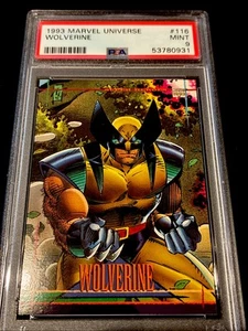 1993 MARVEL UNIVERSE WOLVERINE #116 SERIES 4 TRADING CARD X-MEN | PSA 9 MINT - Picture 1 of 2