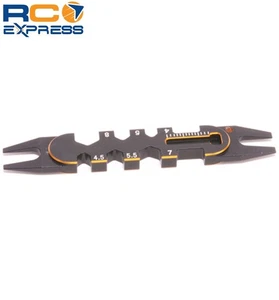 Monkey King RC Multi Function Tool Ball Joint/Spanner - Black/Gold MK5967BG - Picture 1 of 1