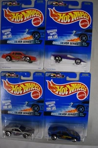 1996 Hot Wheels Quick Silver Series Complete Set of 4 1:64 Scale New - Picture 1 of 1