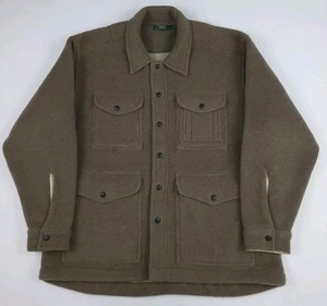 Vintage 90s Orvis Fleece Field Jacket Rare Outdoors Tech Utility Barn Chore USA  - Picture 1 of 7