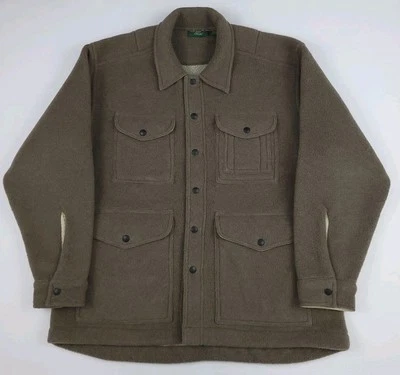 Vintage 90s Orvis Fleece Field Jacket Rare Outdoors Tech Utility Barn Chore USA  - Image 1 of 4