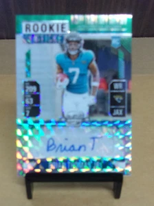 2024 CONTENDERS OPTIC BRIAN THOMAS AUTOGRAPH GREEN ROOKIE TICKET #5/24 - Picture 1 of 3