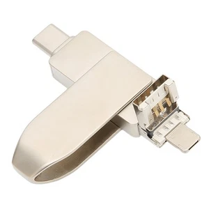 USB C Flash Drive USB Flash Drive 256GB OTG USB C To USB A 3.0 Dual Thumb Pl Fit - Photo 1/24