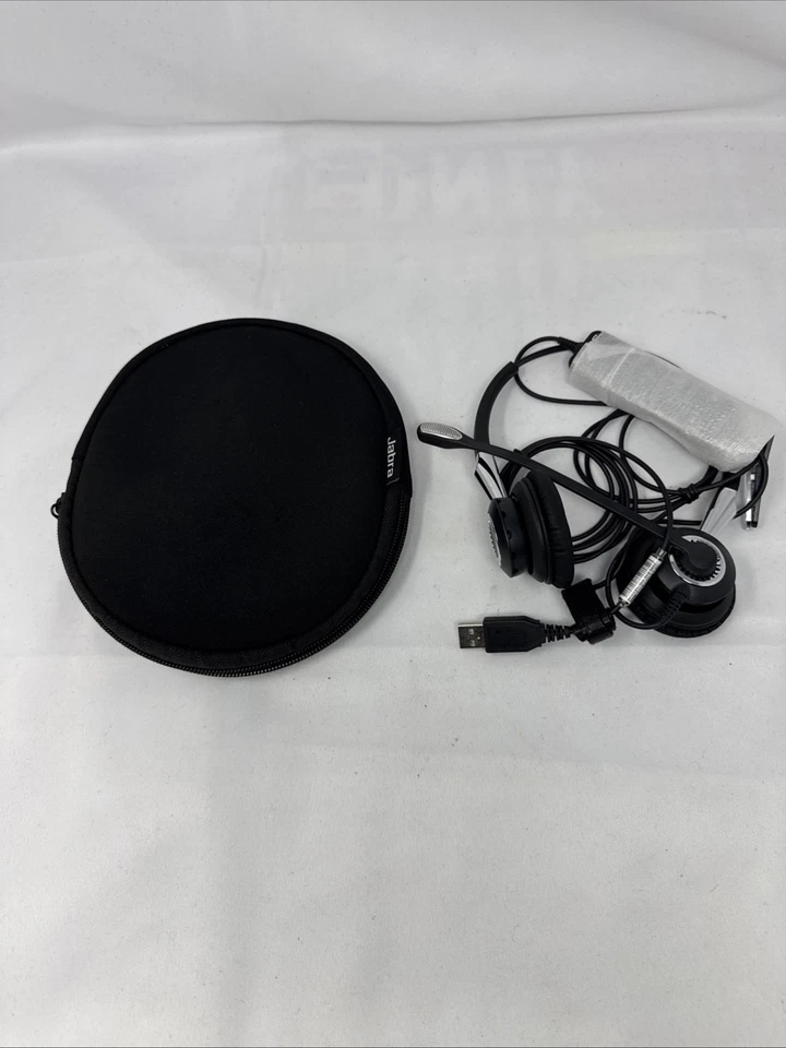 Jabra Biz 2400 II Duo USB Headset with Noise Cancelling Microphone HSC021 - Image 1 of 4