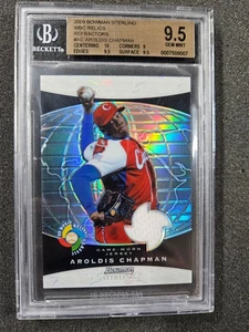 🌟 2009 Bowman Sterling WBC Aroldis Chapman Refractor Jersey RC #/199 BGS 9.5 - Bild 1 von 2