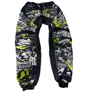 O’Neal Youth sz 28 Motorcross Element Attack Pants Black and Neon Yellow Dirt - Picture 1 of 15