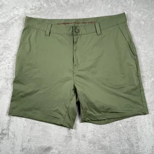 Pantalones Cortos Rhone Para Hombres 35 Verde Cercanías Chino Golf Rendimiento Elastizados Informales - Imagen 1 de 9