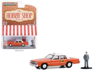 1981 Chevrolet Impala "Capitol Cab" Taxi Orange with White Top and Man in Suit F - Picture 1 of 1