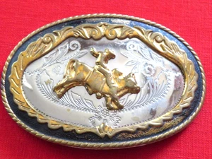 Belt Buckle / Rodeo, Bullriding - Picture 1 of 6
