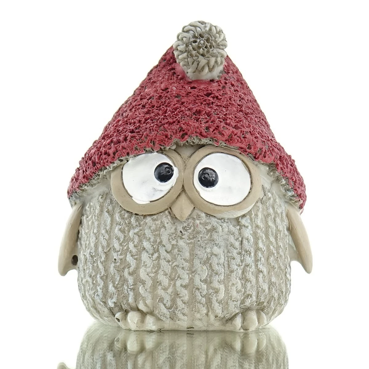 Kuschelige Eulenmütze Mit Bommel – Wintermütze Für Erwachsene Im Tierlook | 100% Polyester