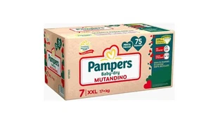 Pampers Baby Dry mutandino Taglia 7 XXL (17+ kg), Confezione da 75 pannolini - Bild 1 von 1