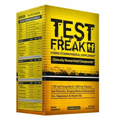 PharmaFreak Test Freak 120 Kapseln Testosteron Booster Muskelaufbau Extrem - Bild 1 von 3