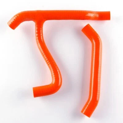Silicone Radiator Hoses For Polaris Outlaw 450 MXR / 525 IRS 525S 2007-11 Orange - Image 1 of 4