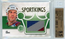 2010 SPORTKINGS NATIONAL CONVENTION GOLD 1/1 #SK73 JOE SAKIC MEMORABILIA BGS 9.5