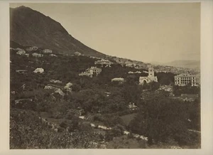 Hong Kong China Looking West To Central Peak c1870 Photo - Picture 1 of 1