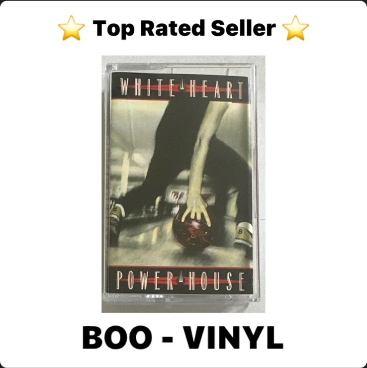 White Heart - Power House Rare Cassette Tape Hard Rock EX / MINT Condition - Image 1 of 4