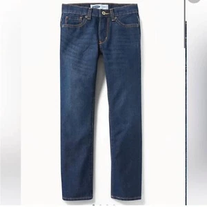 Old Navy Jeans Boy Sz 14 Skinny Pants Flex Comfort Stretch Adjust Waist denim - Picture 1 of 13