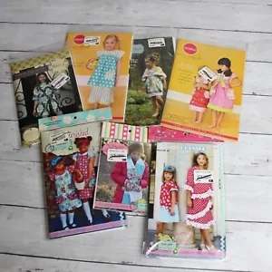 Girl's Sewing Pattern Dress Skirt Pants Top Coat Size 2T 3T 4T 5T 6 8 10 12 Lot - Picture 1 of 10