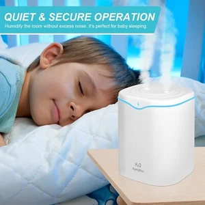 2L Air Humidifier Ultrasonic Cool Mist Steam Purifier Aroma Beauty Home Bedroom - Picture 1 of 16