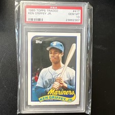 Ken Griffey Jr. 1989 Topps Traded ROOKIE CARD #41T PSA 10 Gem Mint Mariners RC