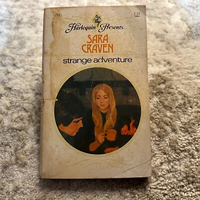 Strange Adventure Romance Paperback Book Sara Craven from Harlequin Books 1977 - Image 1 of 4