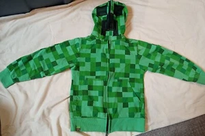 Jinx Minecraft By Mad Engine Pixelated Green Hoodie. Size XS/ Youth - Picture 1 of 12