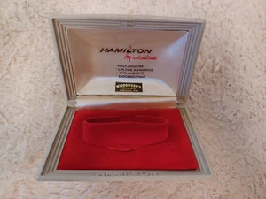 Vintage Hamilton Medalist Watch Presentation Case ONLY - Picture 1 of 8