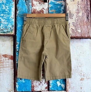 Youth Boys 365 Kids Drawstring Shorts Casual SIZE 8 Khaki PRE-OWNED - Picture 1 of 6