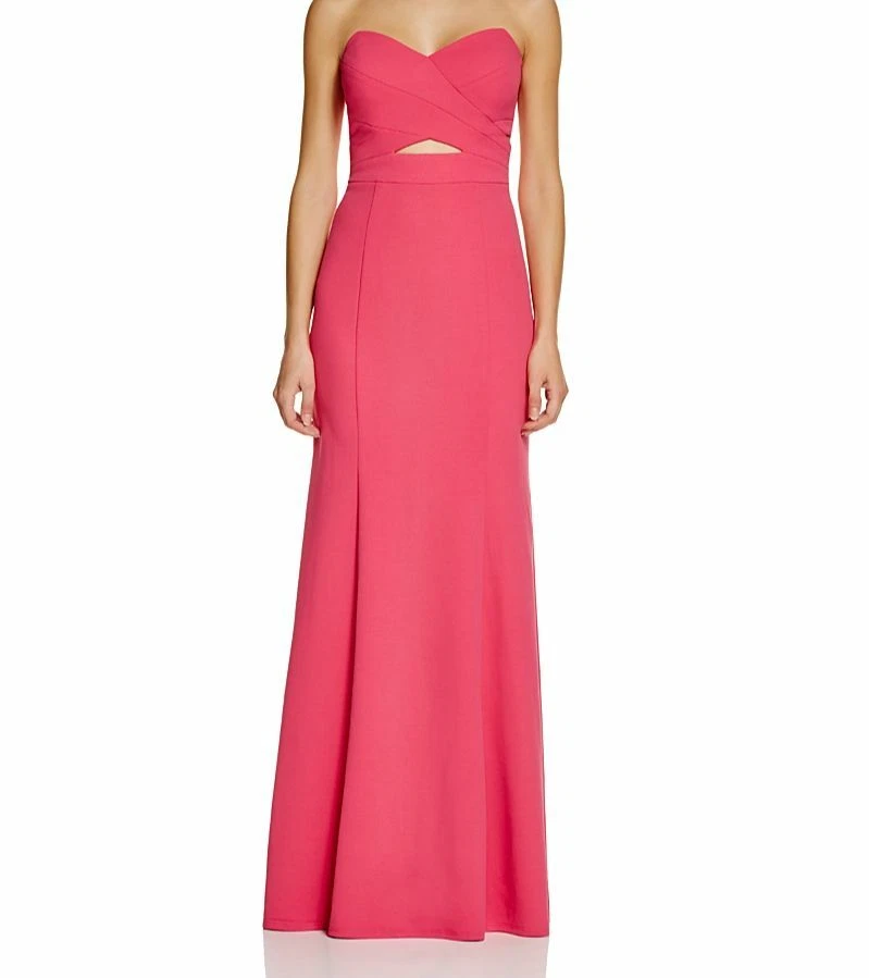 $400 Decode 1.8 Vestido Vaina Para Mujer Rosa Sin Tirantes Cremallera Recortado Talla 0 Foto 1 de 1